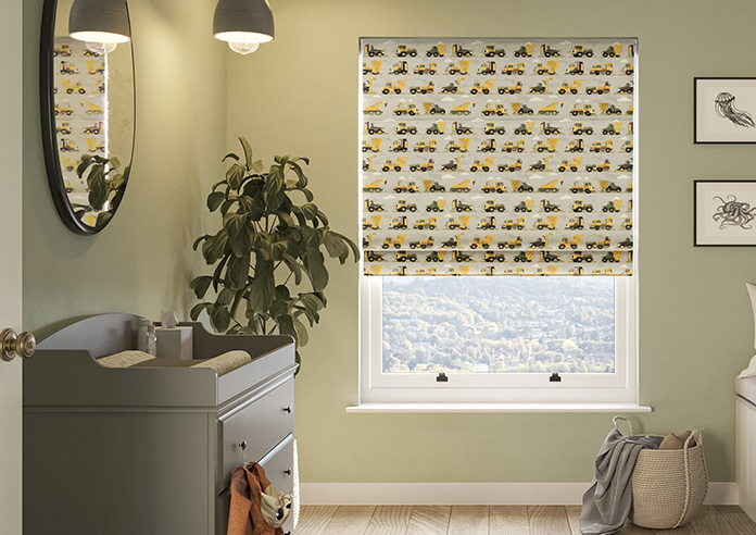 Construction Crew, Tarmac - Roman Blind - Image 3